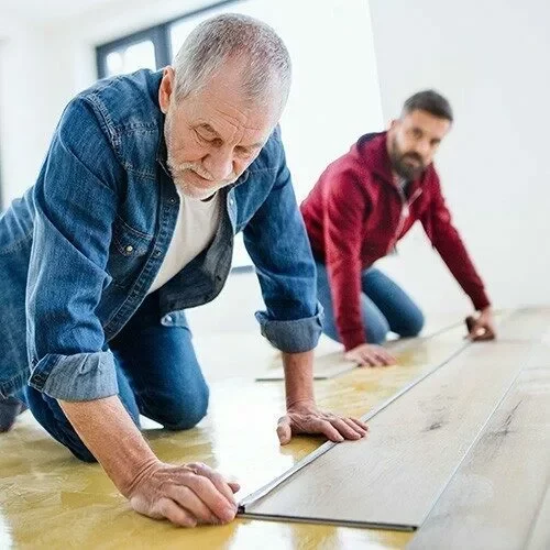 Luxury vinyl installation | St.Francis Flooring Inc.