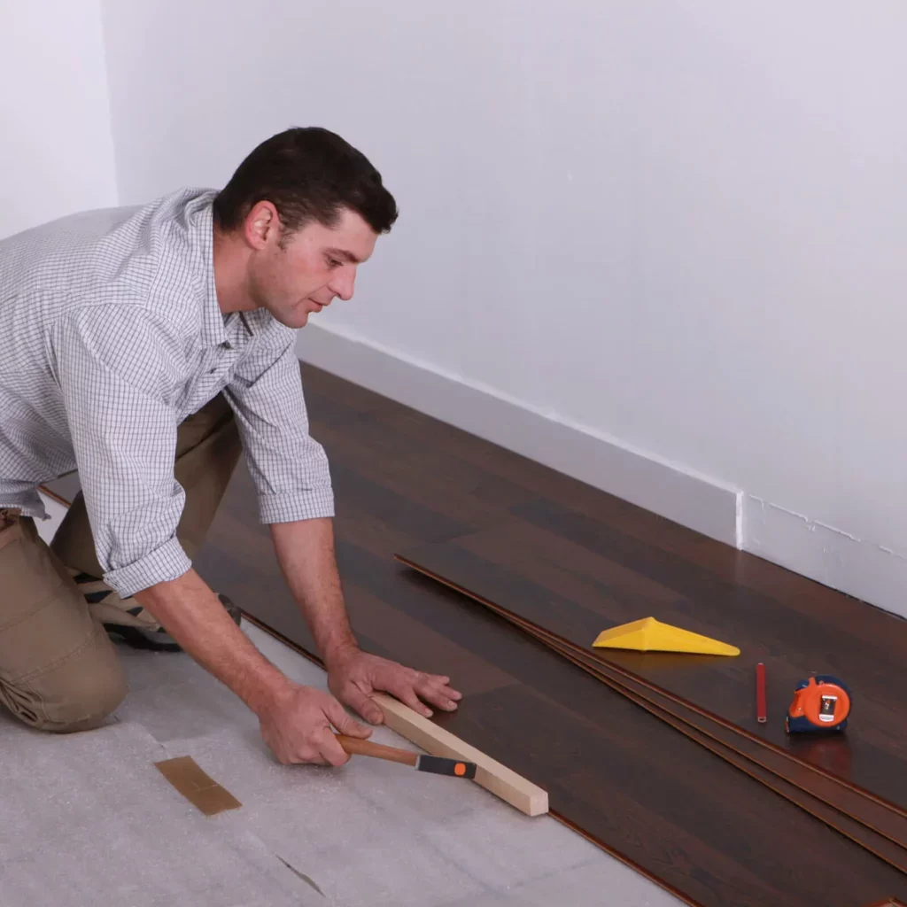 Laminate flooring installation | St.Francis Flooring Inc.